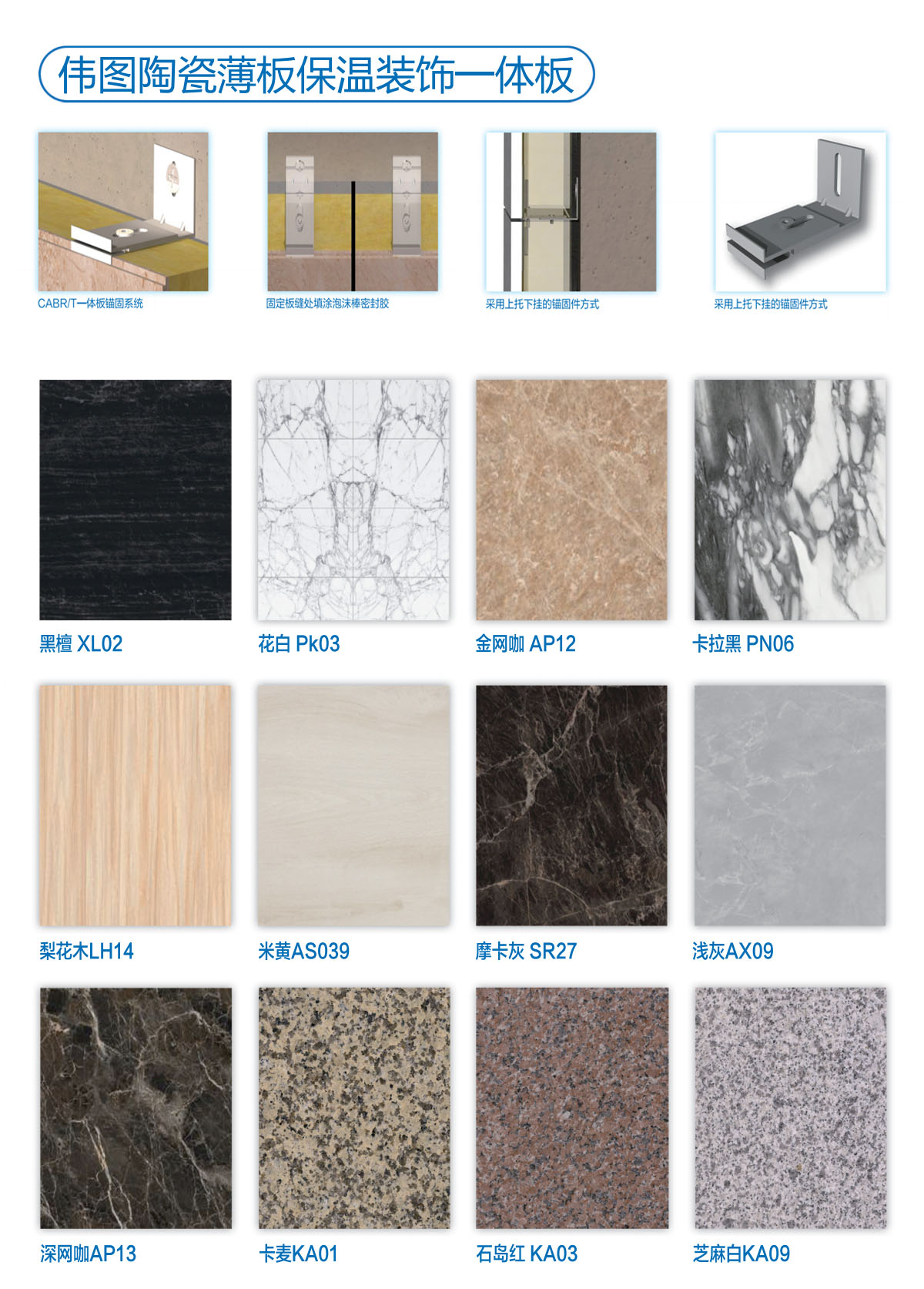 伟图陶瓷薄板保温装饰一体板 伟图陶瓷薄板保温装饰一体板